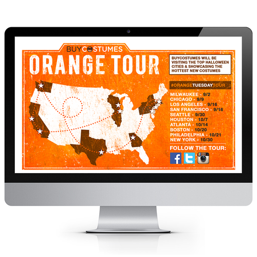 Orange Tour Landing Page